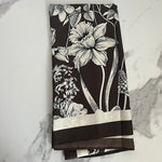 The Midnight Garden Satin Scarf