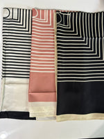 The Geometric Satin Scarf