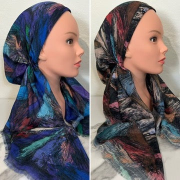 The Colorbust Pre-Tied Scarf