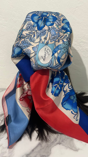 The Autumn Elegance SILK Scarf