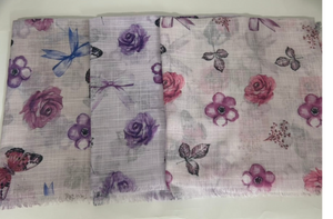 The Flutterbow Rose Scarf