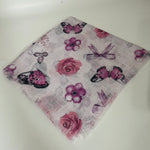 The Flutterbow Rose Scarf