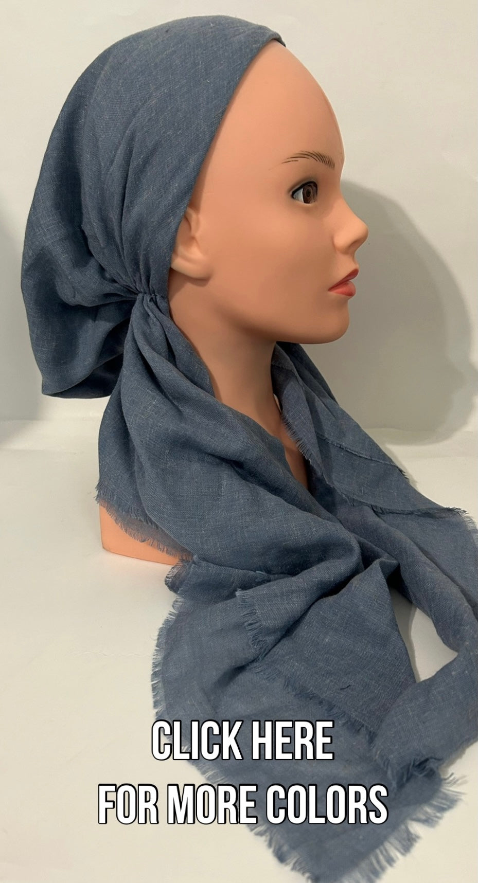 The "linen" look Pre-Tied Scarf