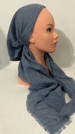 The "linen" look Pre-Tied Scarf