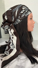 The Midnight Garden Satin Scarf