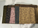 Luxe Leopard Jacquard Square Scarf