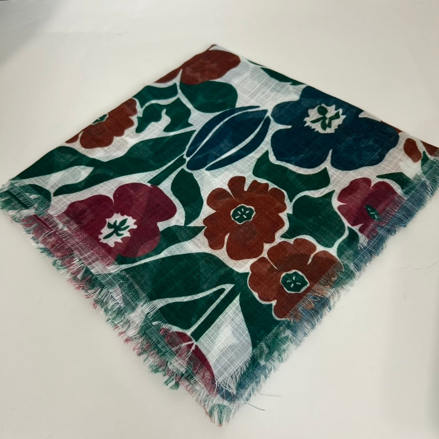 The Vibrant Petals Scarf