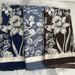 The Midnight Garden Satin Scarf