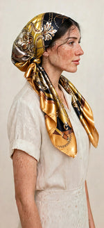 The Santorini Satin Scarf