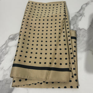 The Polka Grace Satin Scarf