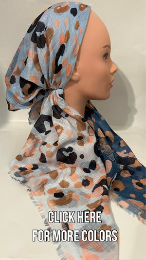 Modern Panther Pre-Tied Scarf
