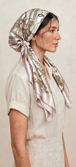 The Santorini Satin Scarf