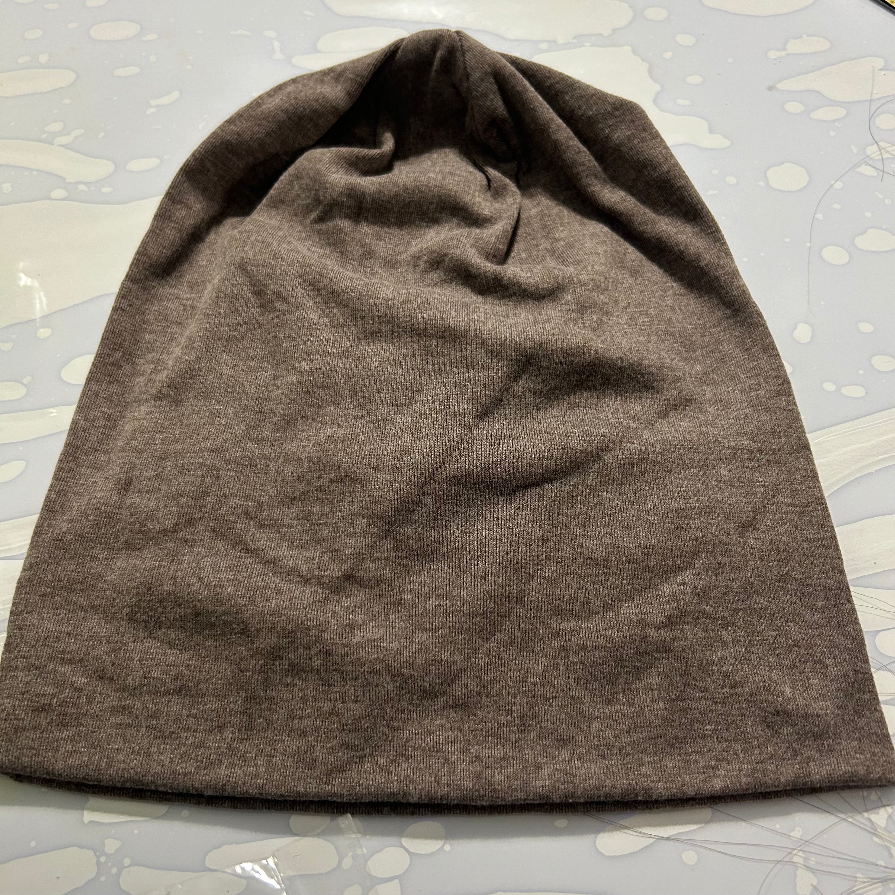 The Cotton Solid Beanie- large edition