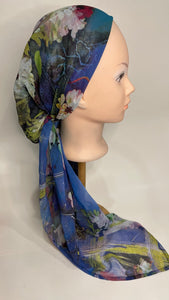 The Floral Chiffon Scarf