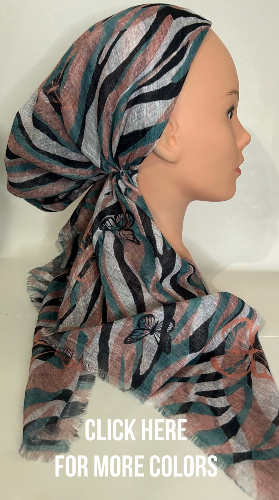 The Butterfly Camo Pre-Tied Scarf