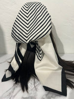 The Geometric Satin Scarf