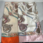 The Carriage Charm Satin Scarf