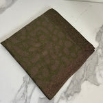 Luxe Leopard Jacquard Square Scarf
