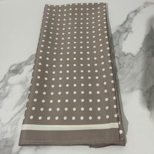 The Polka Grace Satin Scarf
