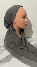 Solid Cotton Pre-tied-lightweight