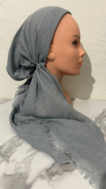 Solid Cotton Pre-tied-lightweight