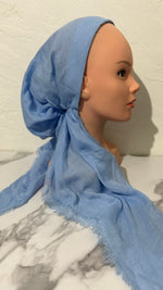 Solid Cotton Pre-tied-lightweight