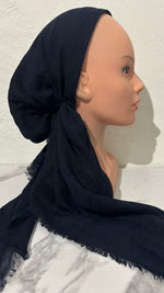 Solid Cotton Pre-tied-lightweight