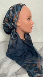 The Azure Pre-Tied Scarf