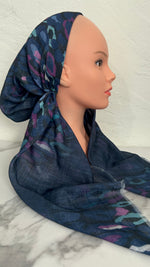 The Azure Pre-Tied Scarf