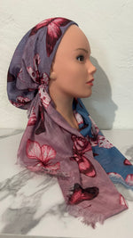 The Ombre Monarch Pre-tied Scarf