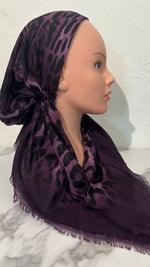 The Lightweight Cheetah Pre-Tied Scarf