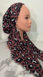 The Leopard Pre-Tied Scarf