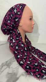 The Leopard Pre-Tied Scarf