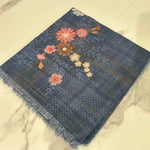 The Plaid Floral Scarf