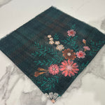 The Plaid Floral Scarf