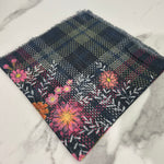 The Plaid Floral Scarf