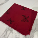 The Butterfly Solid Fabric Scarf