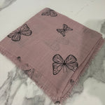 The Butterfly Solid Fabric Scarf
