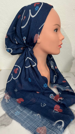 The Floral Heart Pre-Tied Scarf