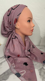 The Floral Heart Pre-Tied Scarf