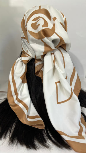 The Garden Grace Satin Scarf