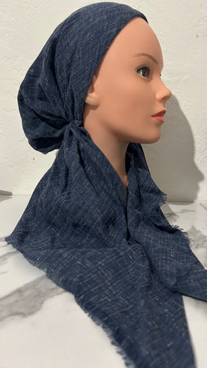 The "linen" look Pre-Tied Scarf