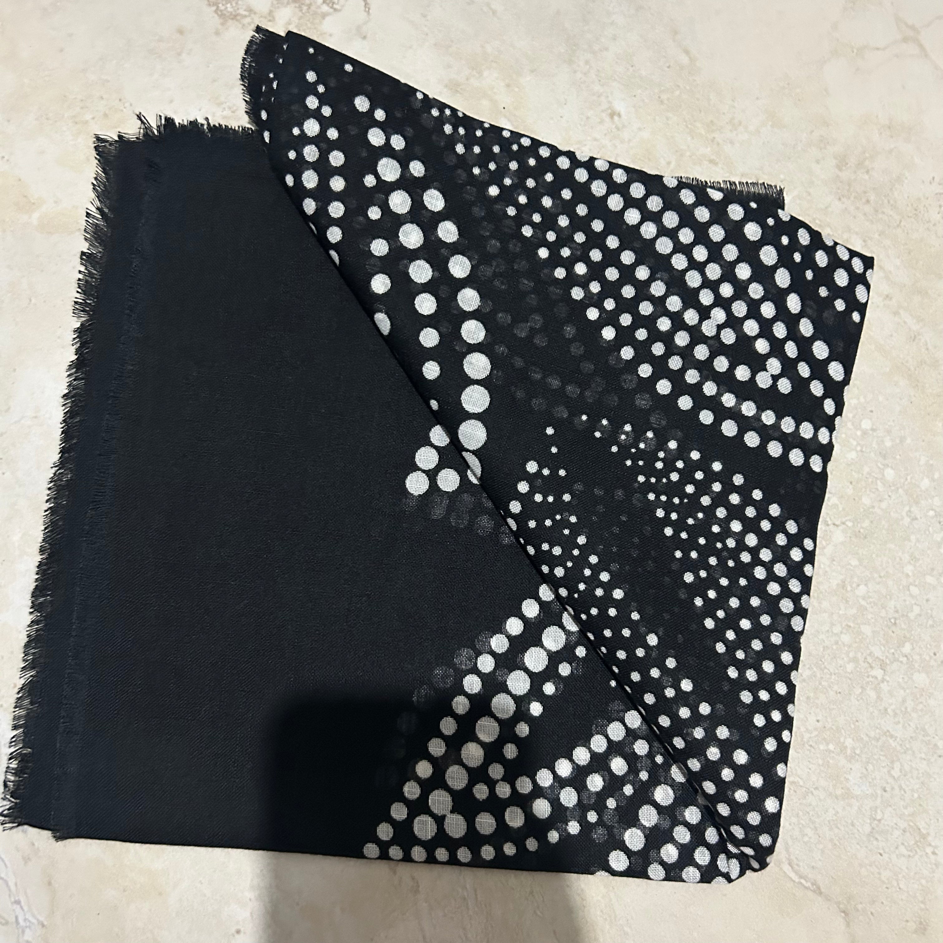 The Dotted Floral Scarf