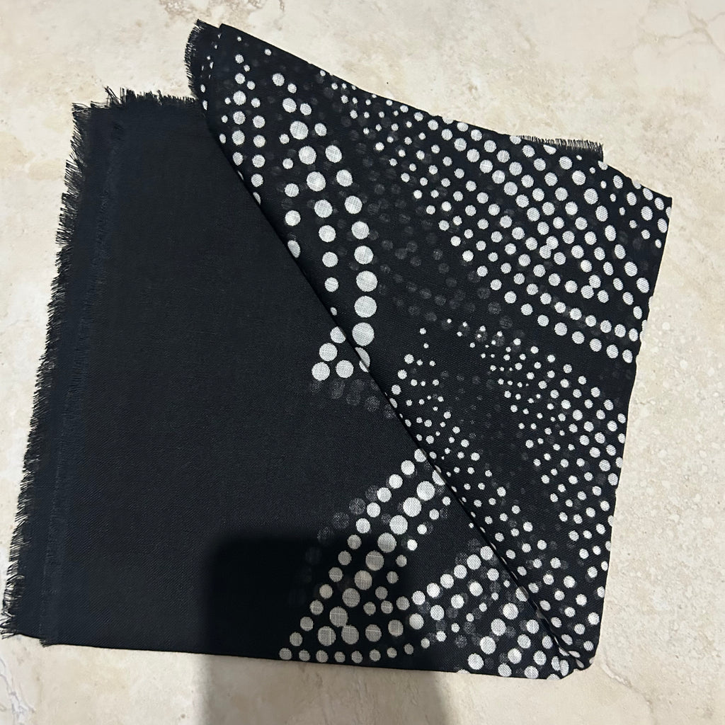 The Dotted Floral Scarf