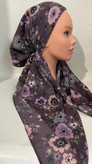 The Floral Whisper PRE-TIED Scarf