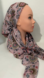 The Floral Whisper PRE-TIED Scarf