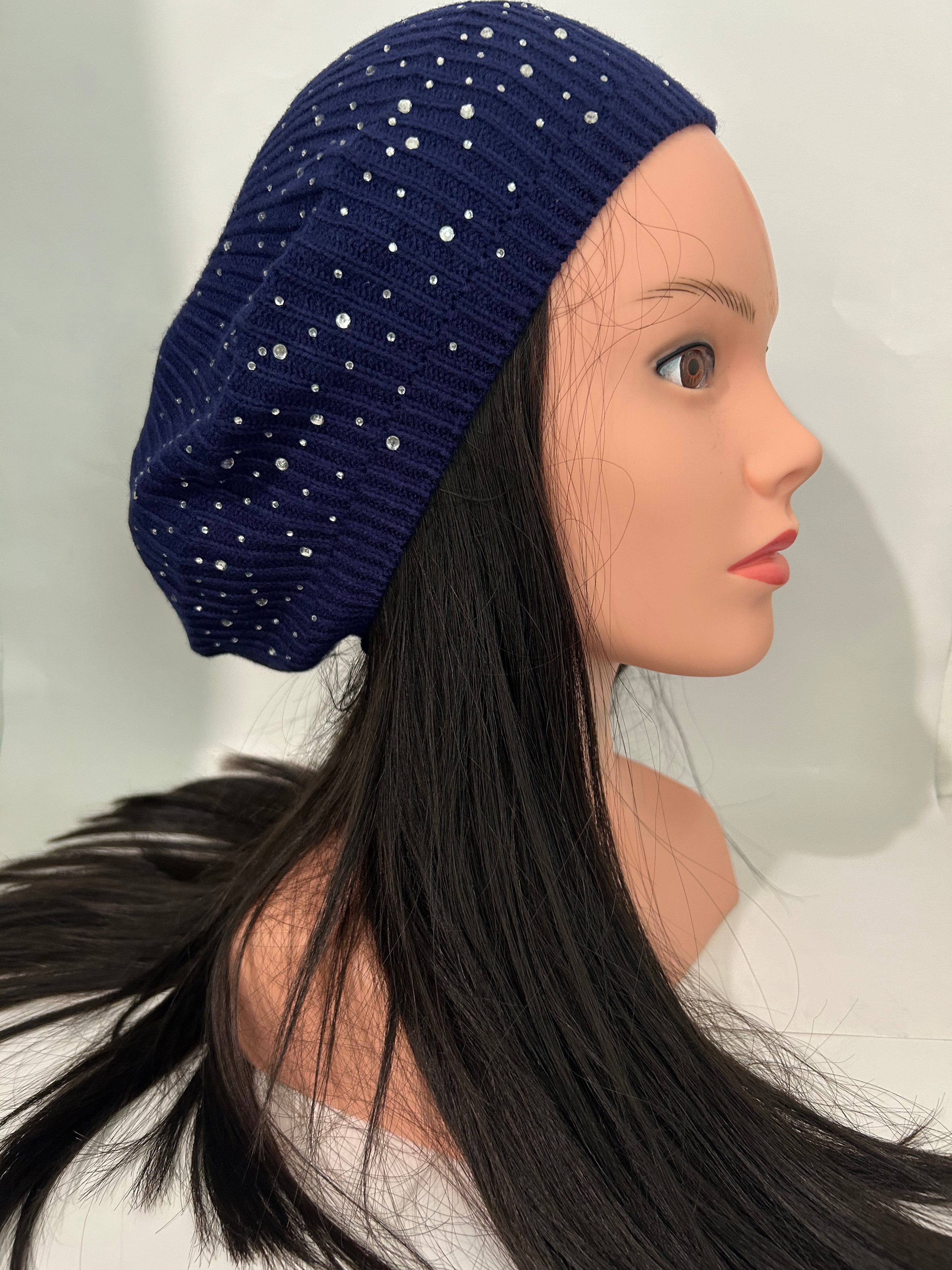 Studded beanie/beret