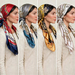 The Santorini Satin Scarf