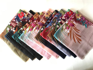 The Cotton Floral Scarf