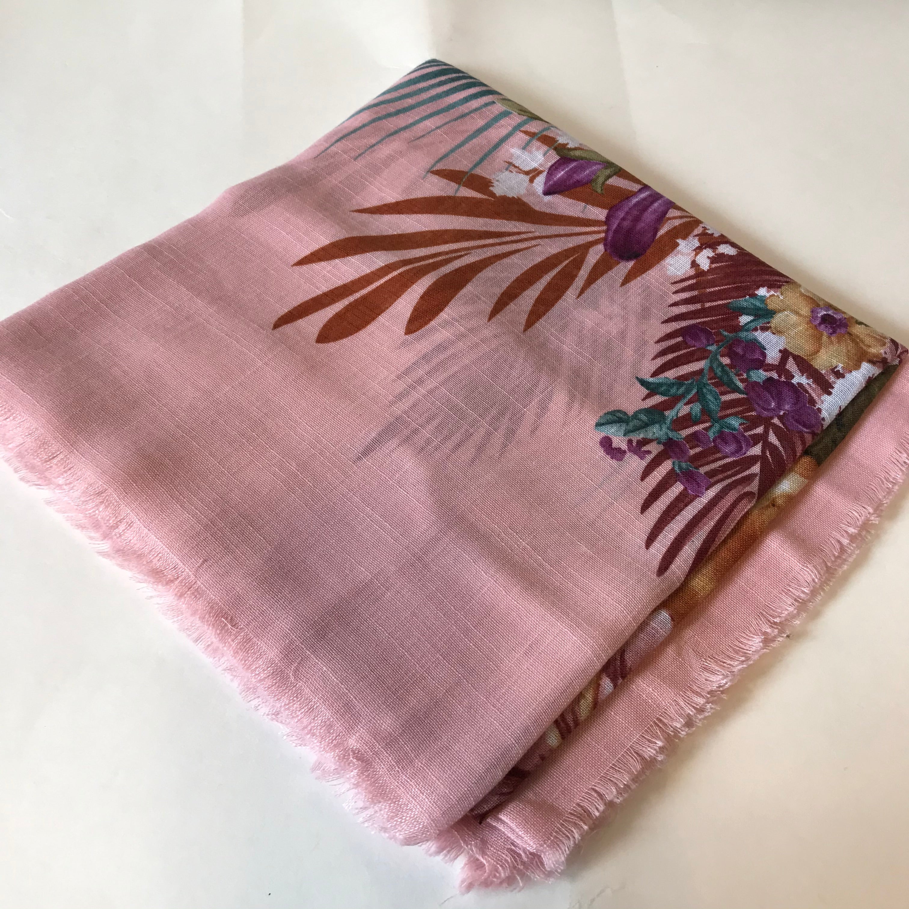 The Cotton Floral Scarf
